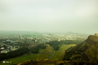 Edinburgh's city view from Arthur's Seat